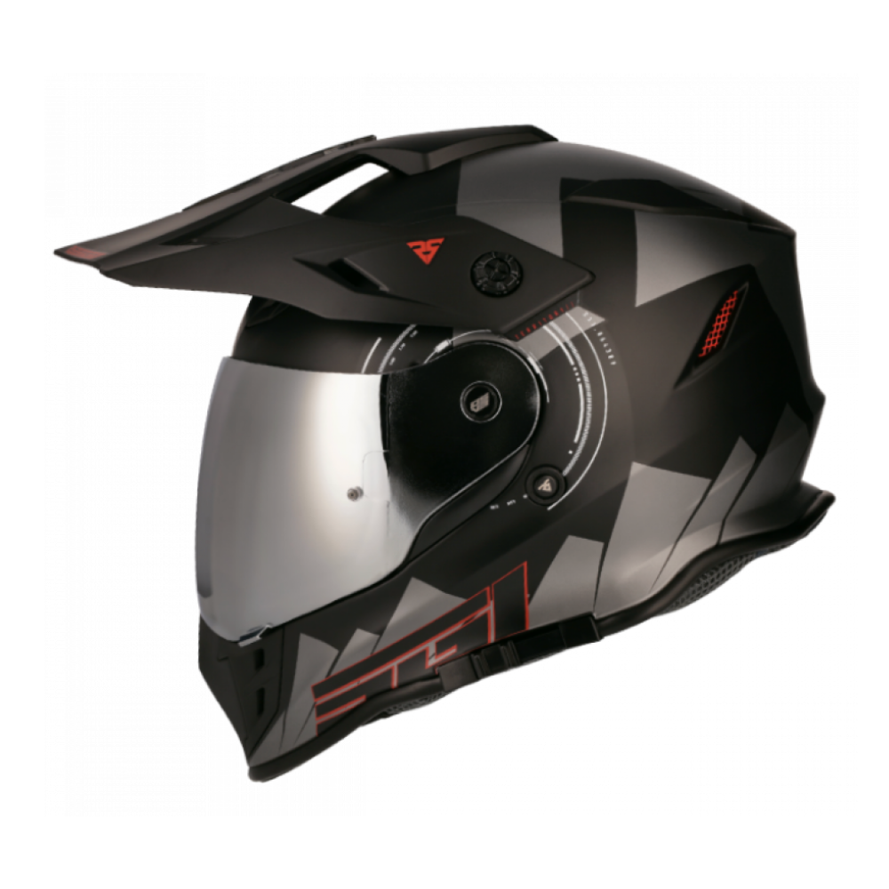 MC Auto: Spirit DSV3 Territory Black/Red Helmet