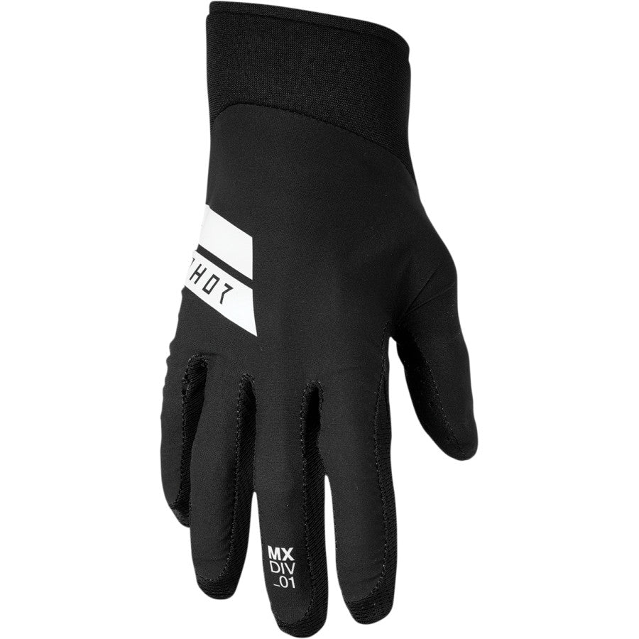 MC Auto: Thor Agile Black/White Gloves