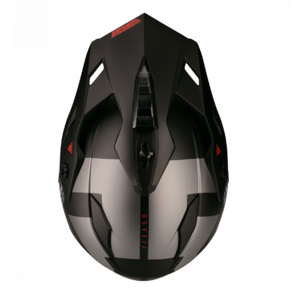 MC Auto: Spirit DSV3 Territory Black/Red Helmet