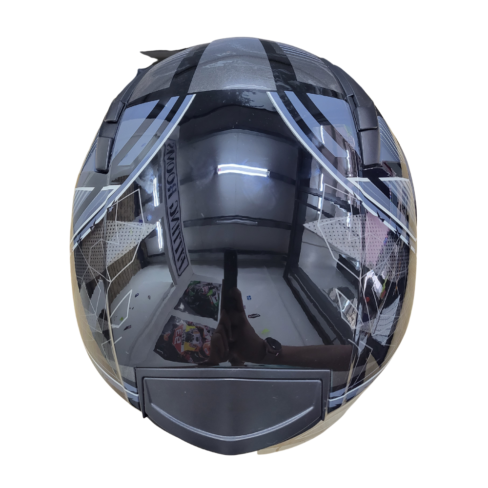 MC Auto: Faseed FS-816 ZXH Gloss Black Helmet