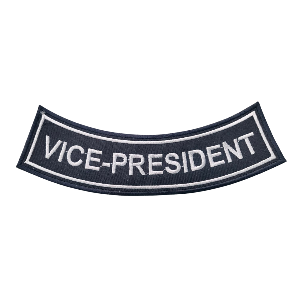 MC Auto: Motorcycle Waistcoat Patch With Vice President