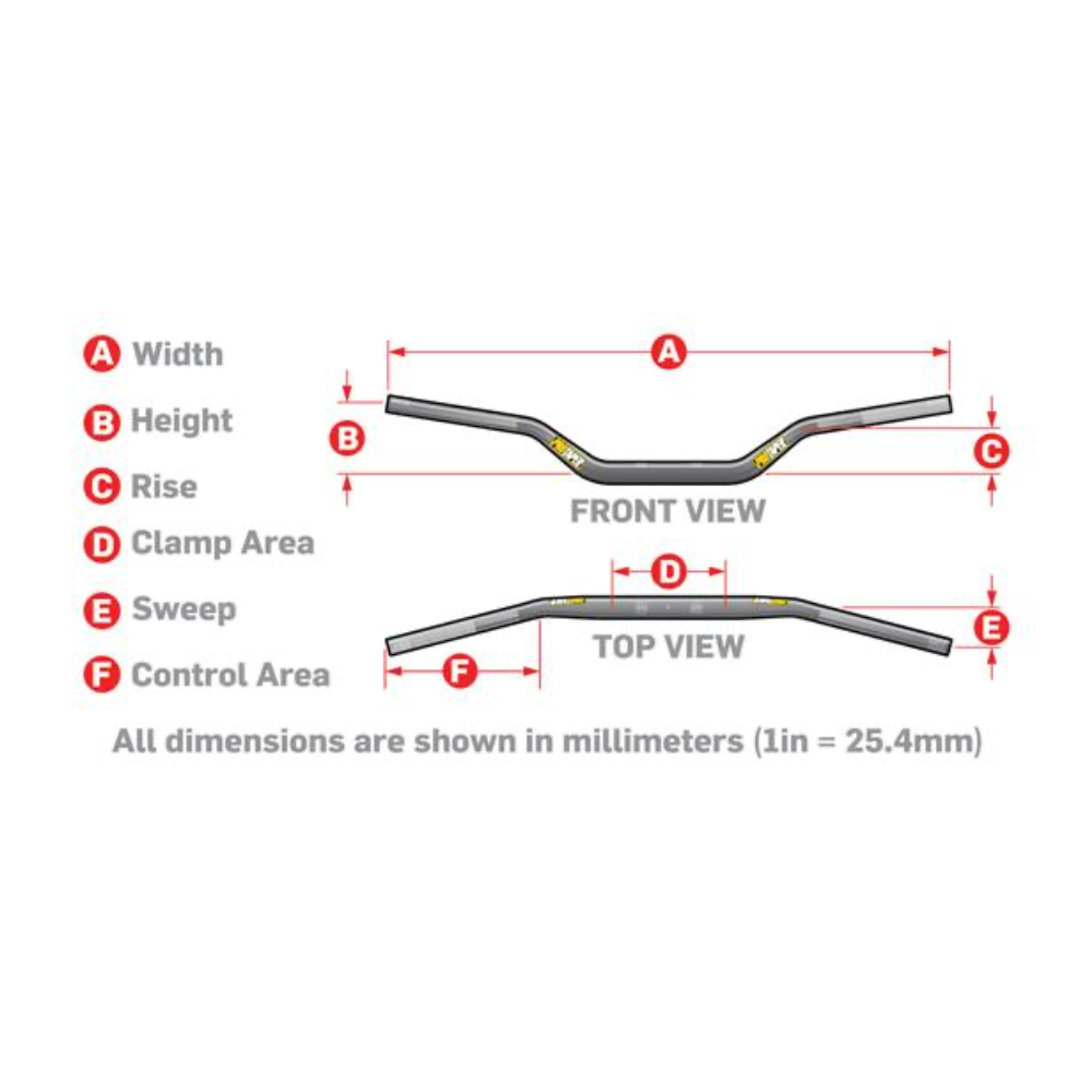 MC Auto: ProTaper Sport High-Washougal 7/8" Handlebars