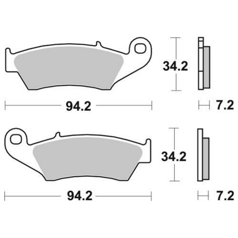SBS 694HF Front/Rear Brake Pads