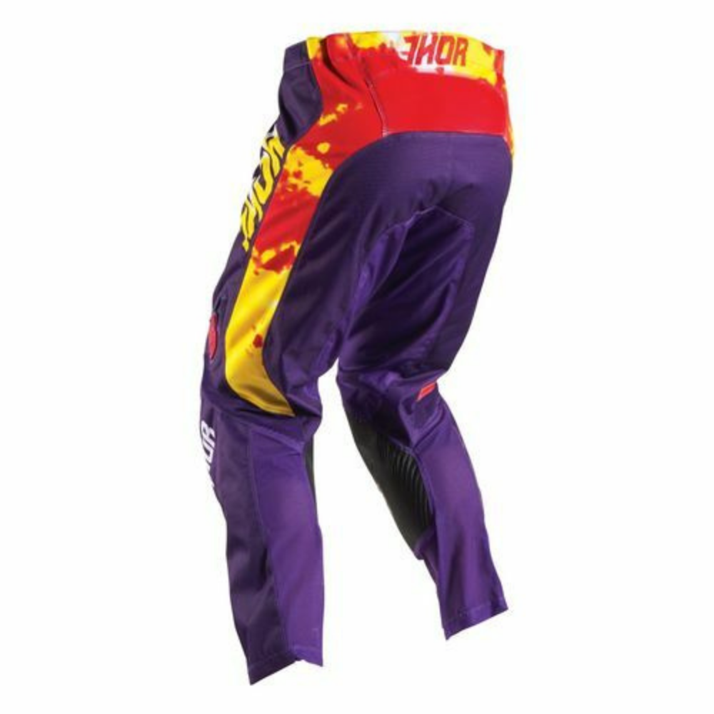 MC Auto: Thor Kids Pulse TyDy Purple/Fire Pants