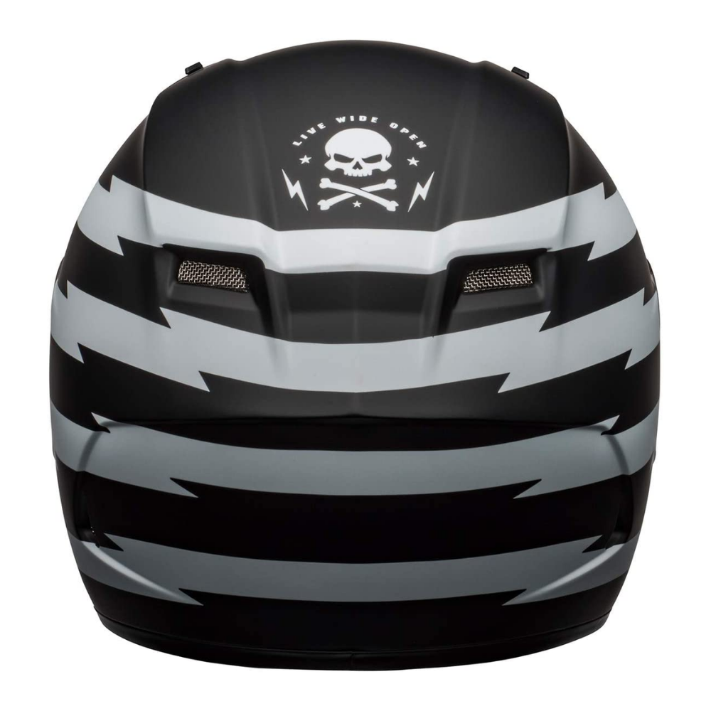 MC Auto: Bell Qualifier Z-Ray Matt Black/White Helmet