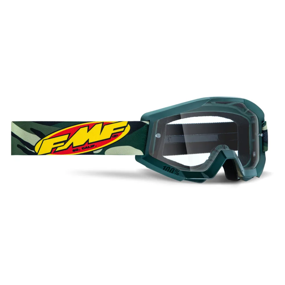 MC Auto: FMF PowerCore Assault Camo Clear Goggle