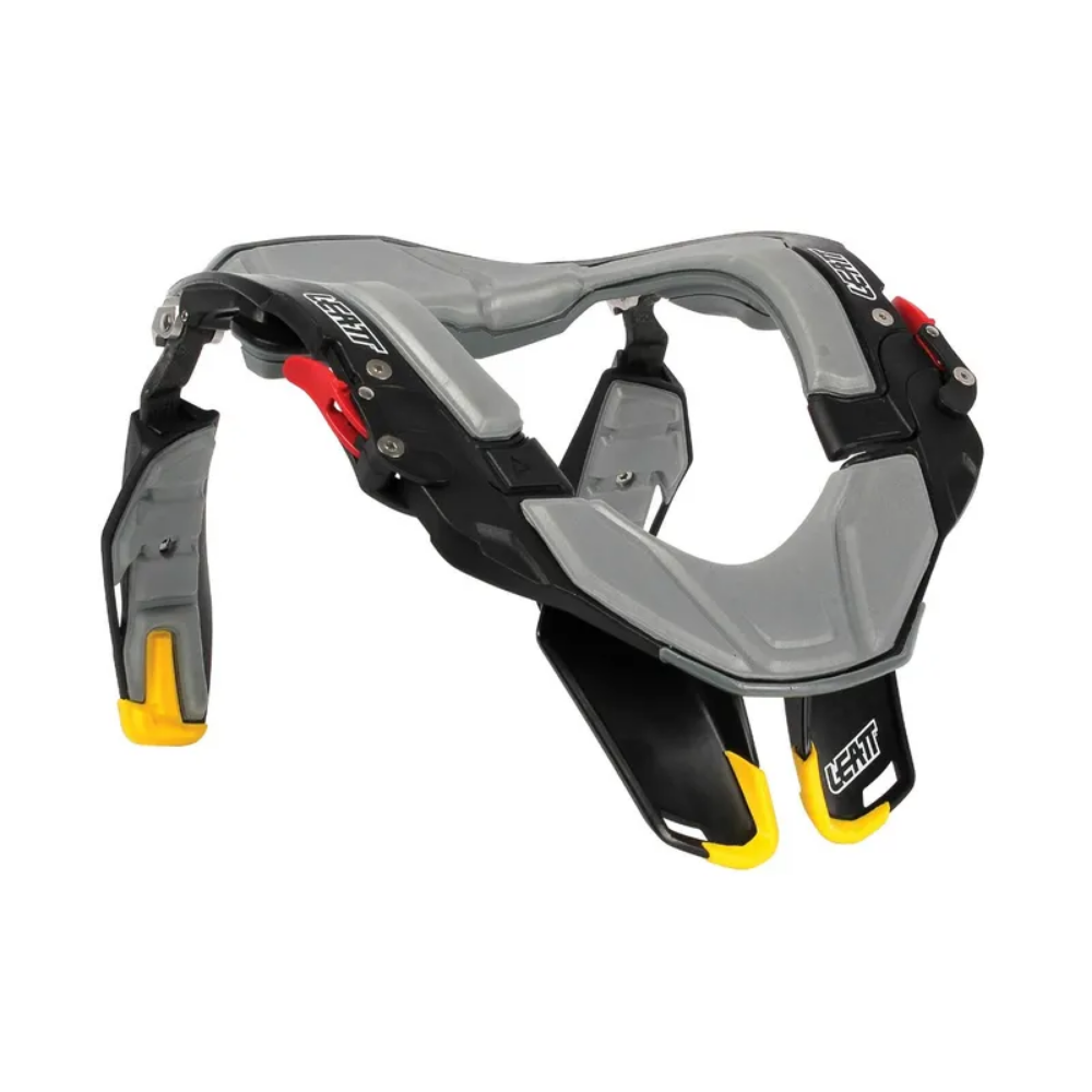 MC Auto: Leatt STX Black/Grey/Yellow Neck Brace