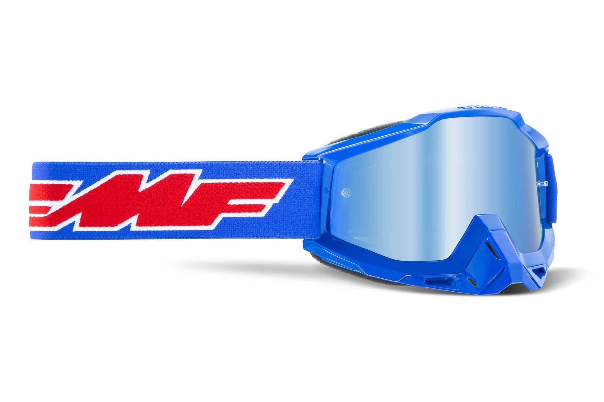 MC Auto: FMF PowerBomb Rocket Blue Goggle