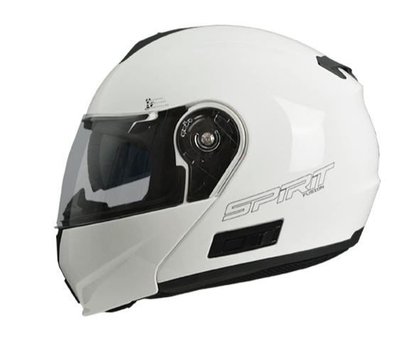 MC Auto: Spirit Fusion White Modular Helmet