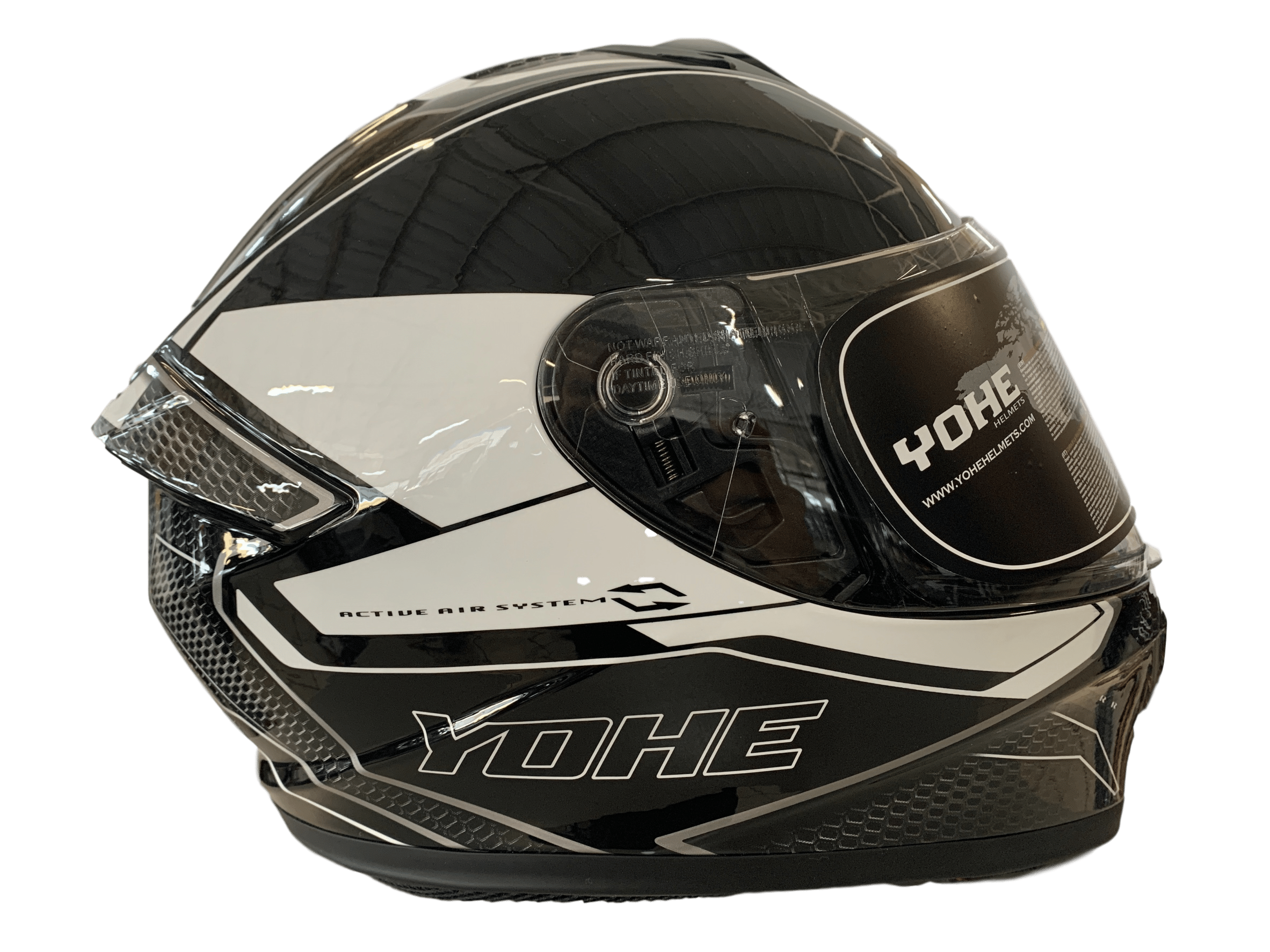MC Auto: YOHE 977 10# Black/White Helmet