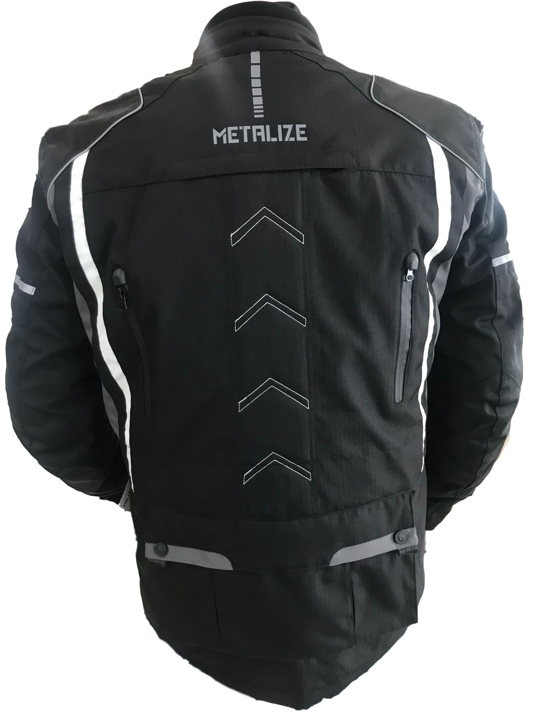 MC Auto: Metalize Textile 404 Black/Grey Jacket