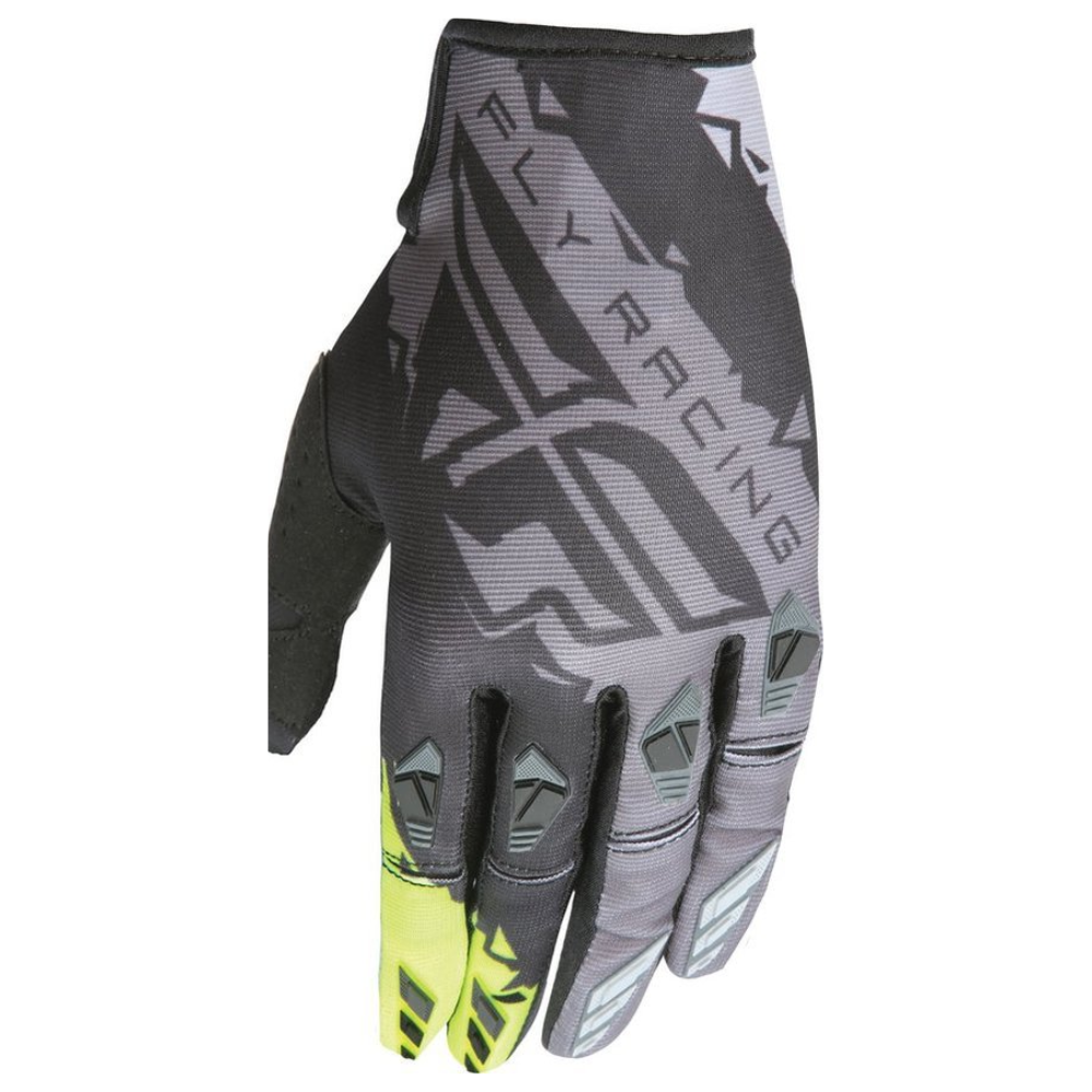 MC Auto: Fly Kinetic Black/ Hi-vis Gloves