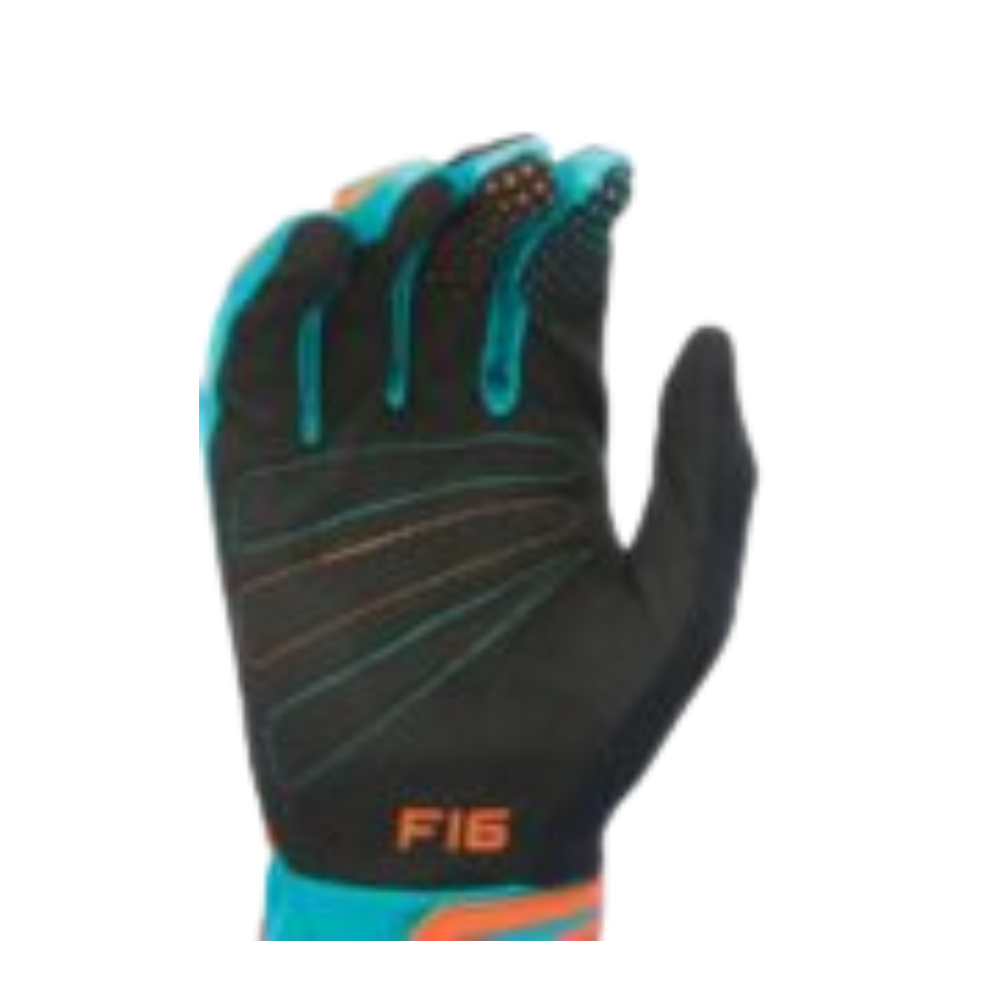 MC Auto: Fly F-16 Orange/ Teal Gloves