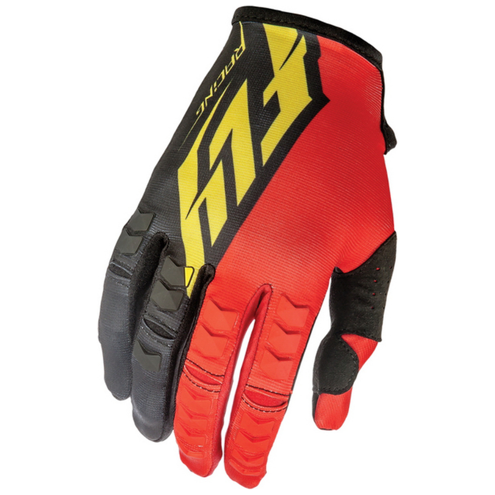 MC Auto: Fly Kinetic Red/ Black/ Yellow Gloves