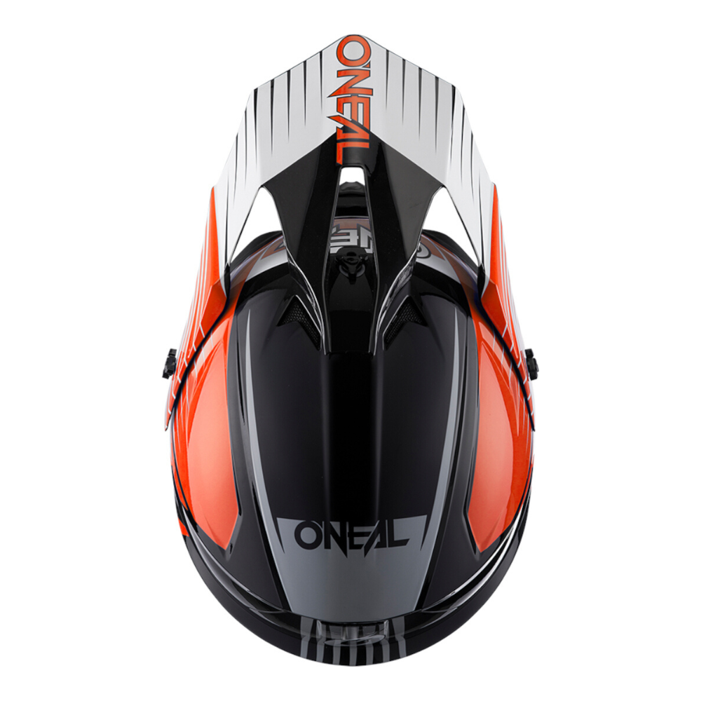 MC Auto: O'Neal 1S Black/ Orange Stream Helmet