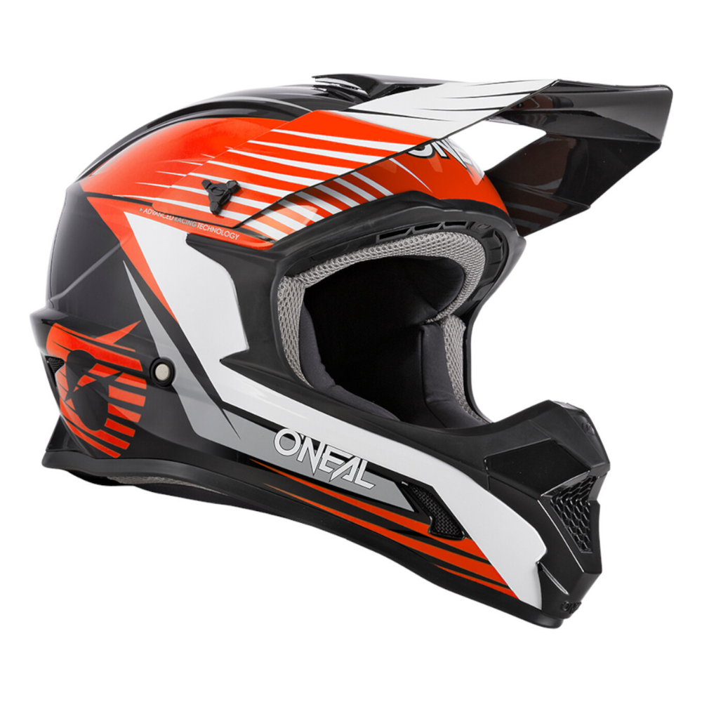 MC Auto: O'Neal 1S Black/ Orange Stream Helmet