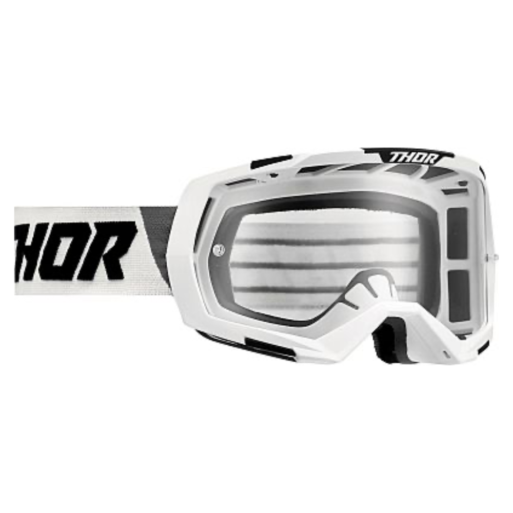 MC Auto: Thor Regiment White/Grey Goggle