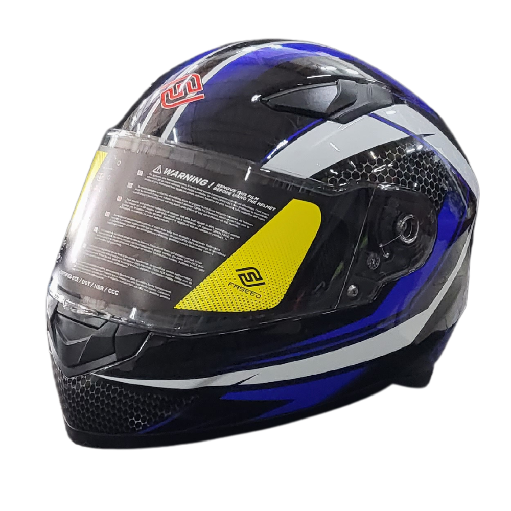 MC Auto: Faseed FS-816 Decal 7 Gloss Blue Helmet