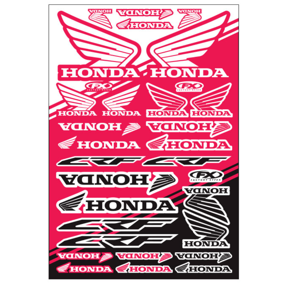 MC Auto: FX Honda CRF Sticker Sheet