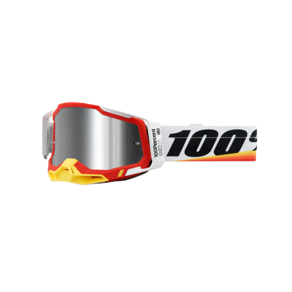 MC Auto: 100% Racecraft2 Arsham Red Mirror Goggle