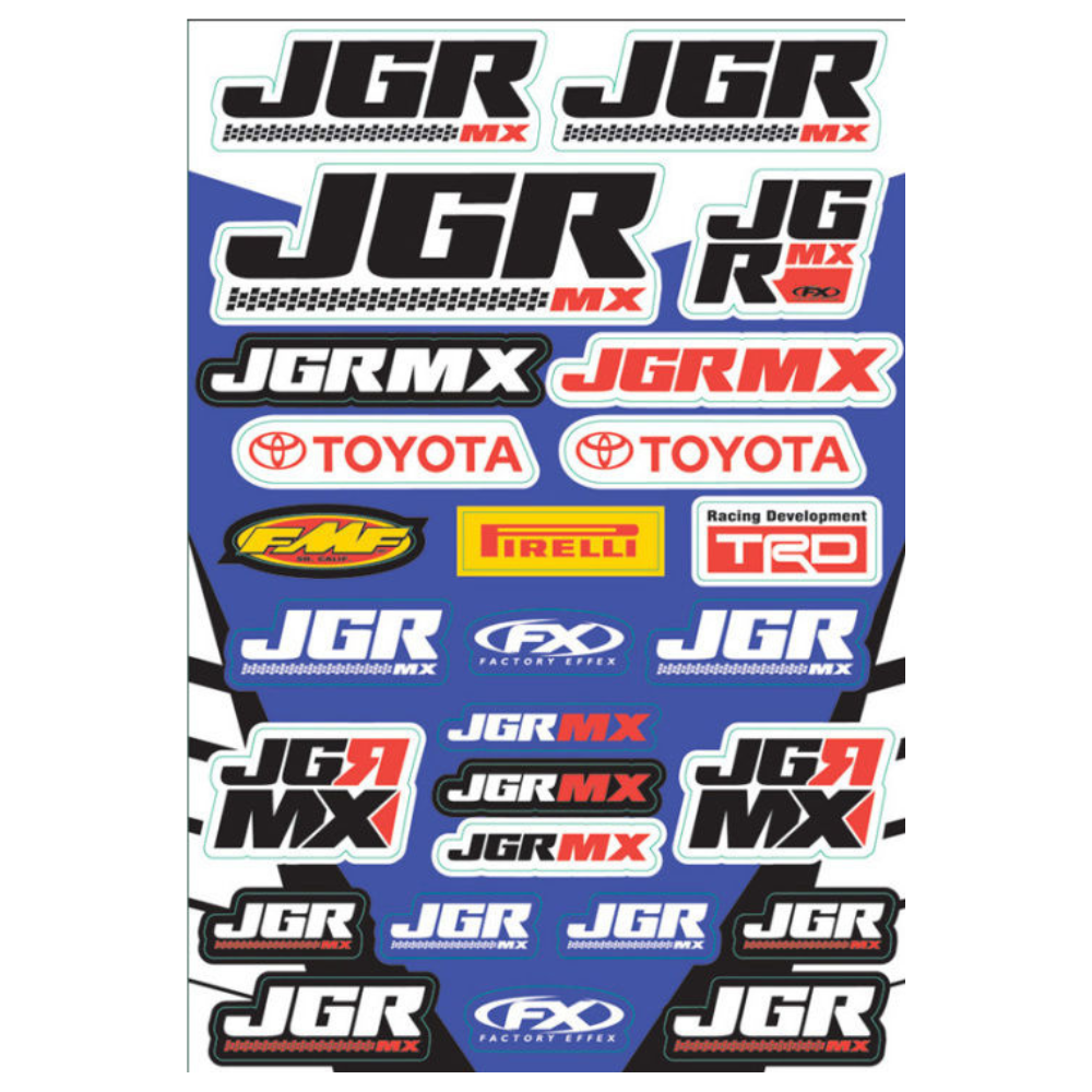 MC Auto: FX JGR Team Sticker Sheet