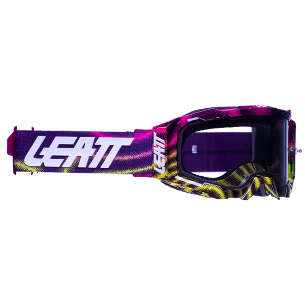 MC Auto: Leatt Velocity 5.5 Zebra Neon Light Grey Goggle