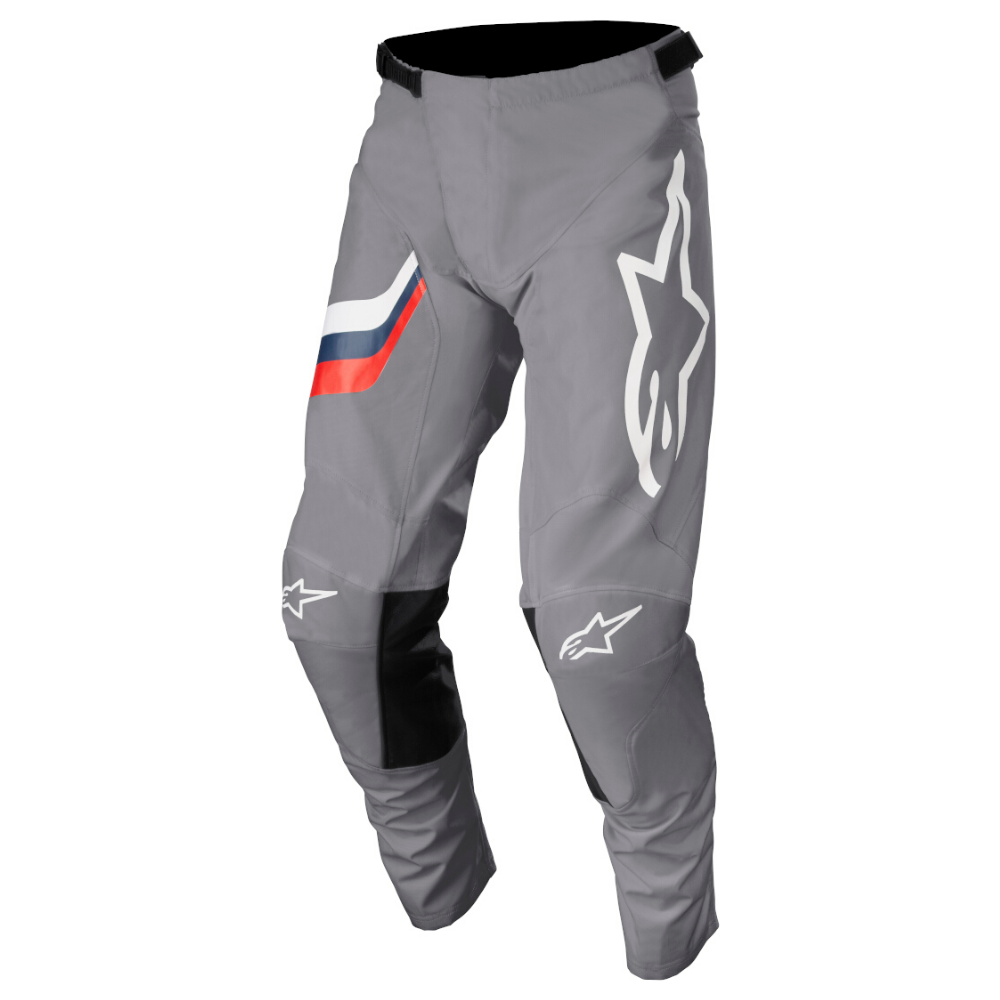  Alpinestars Racer Compass Pants Off White/Red Fluo