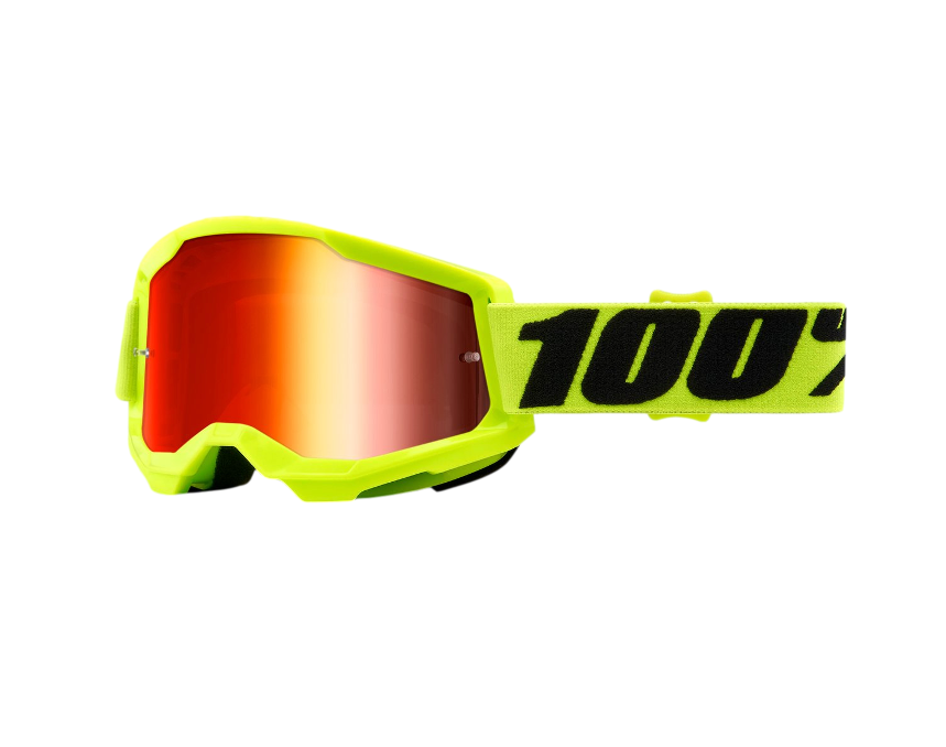 MC Auto: 100% Strata2 Fluo Yellow Goggle