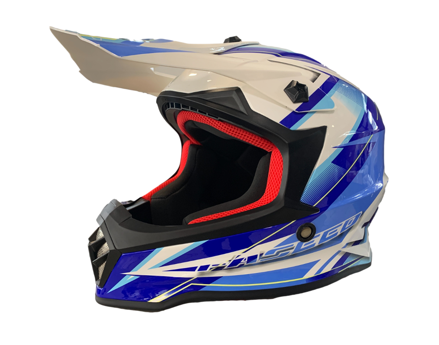 MC Auto: Faseed 608 Kids Blue/White Helmet