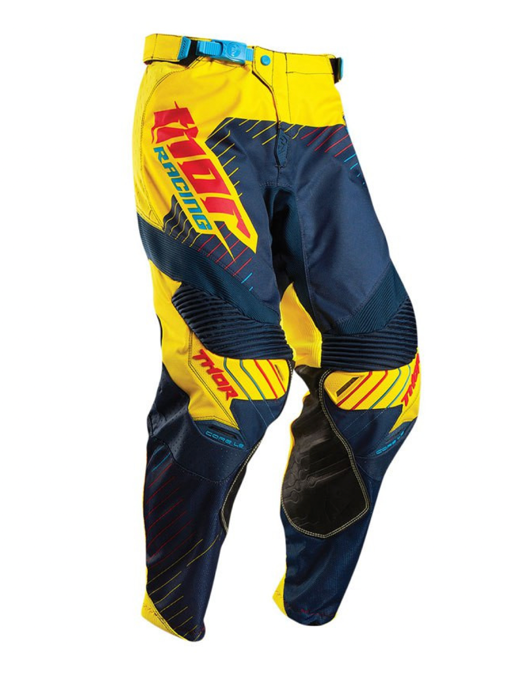MC Auto: Thor Core Hux Navy/Yellow Pants