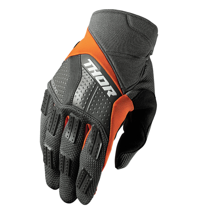 MC Auto: Thor Rebound Charcoal/Orange Gloves