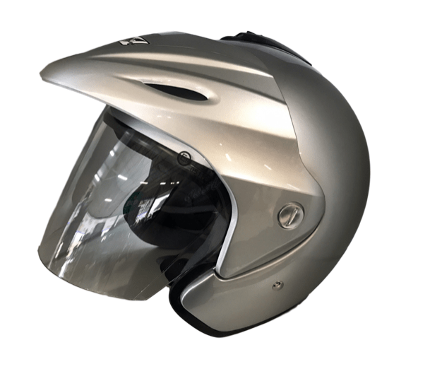 MC Auto: VR-1 Gloss Silver TA365 Helmet