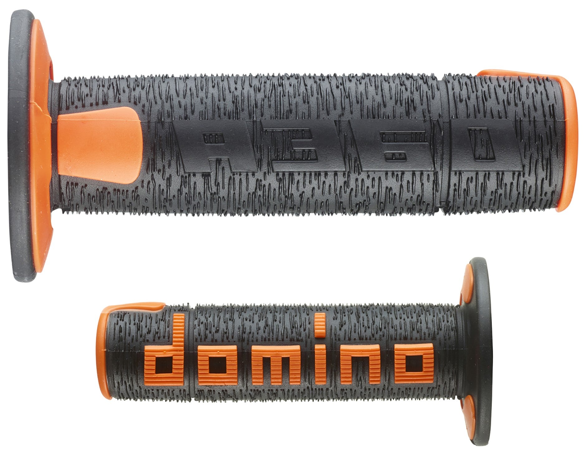 MC Auto: Domino A360 Black/Orange MX Grips
