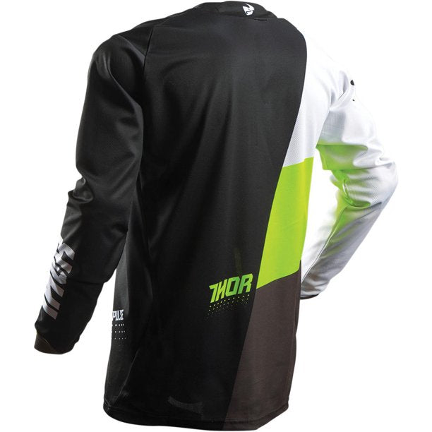 MC Auto: Thor Pulse Aktiv Lime/Black Jersey
