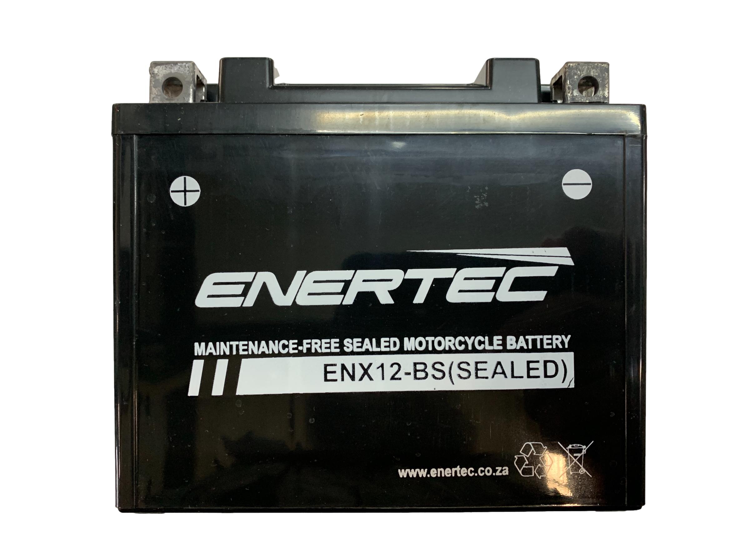 MC Auto: Enertec Battery ENX12-BS -Motorcycle Battery