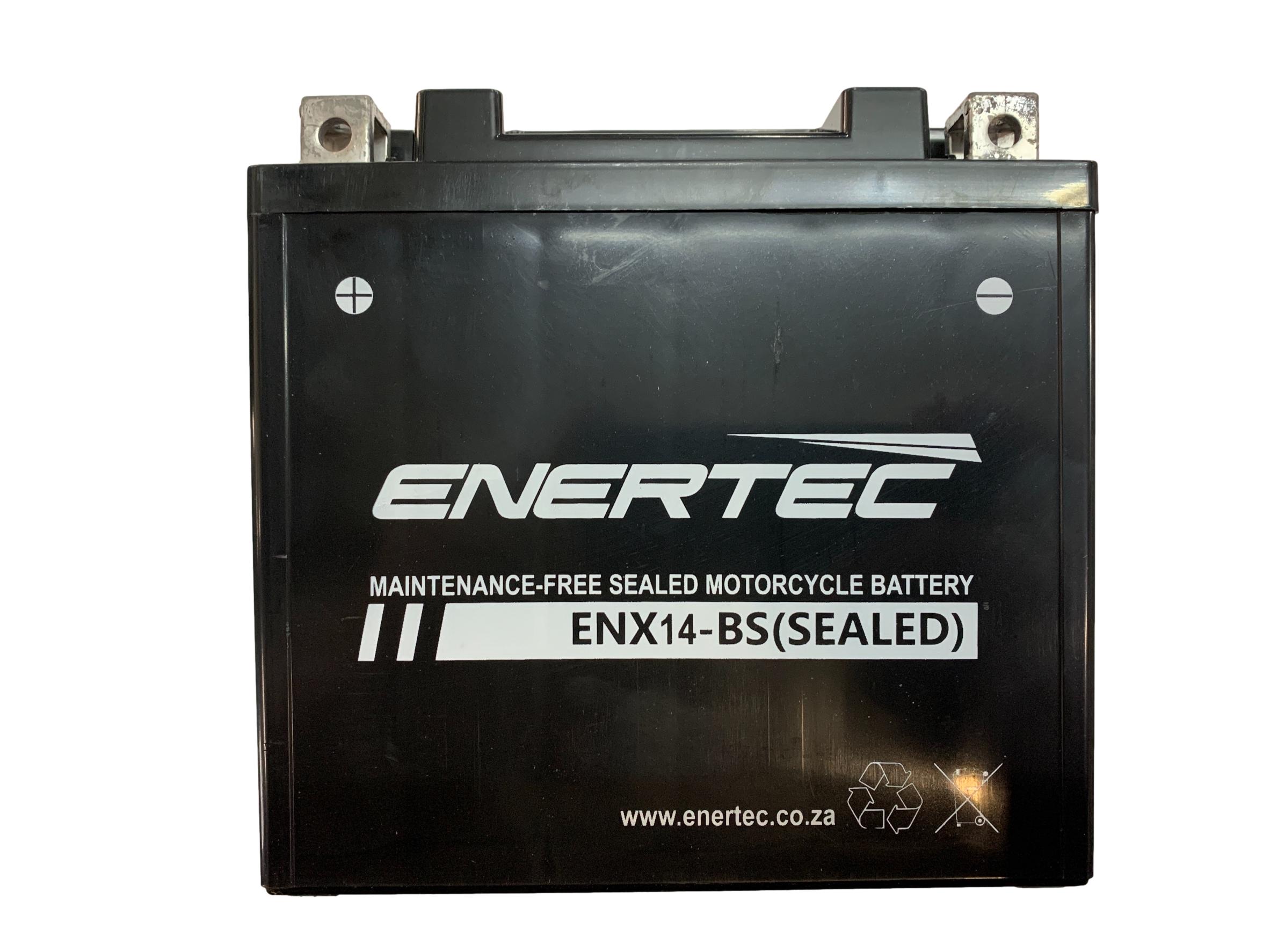 MC Auto: Enertec Battery ENX14-BS -Motorcycle Battery