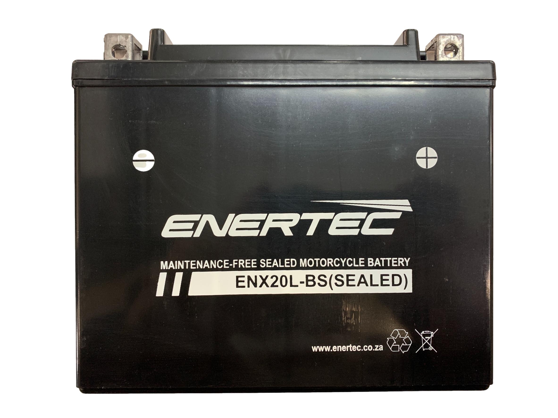 MC Auto: Enertec Battery ENX20L-BS -Motorcycle Battery
