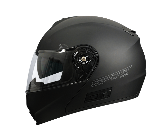 MC Auto: Spirit Fusion Matt Black Modular Helmet