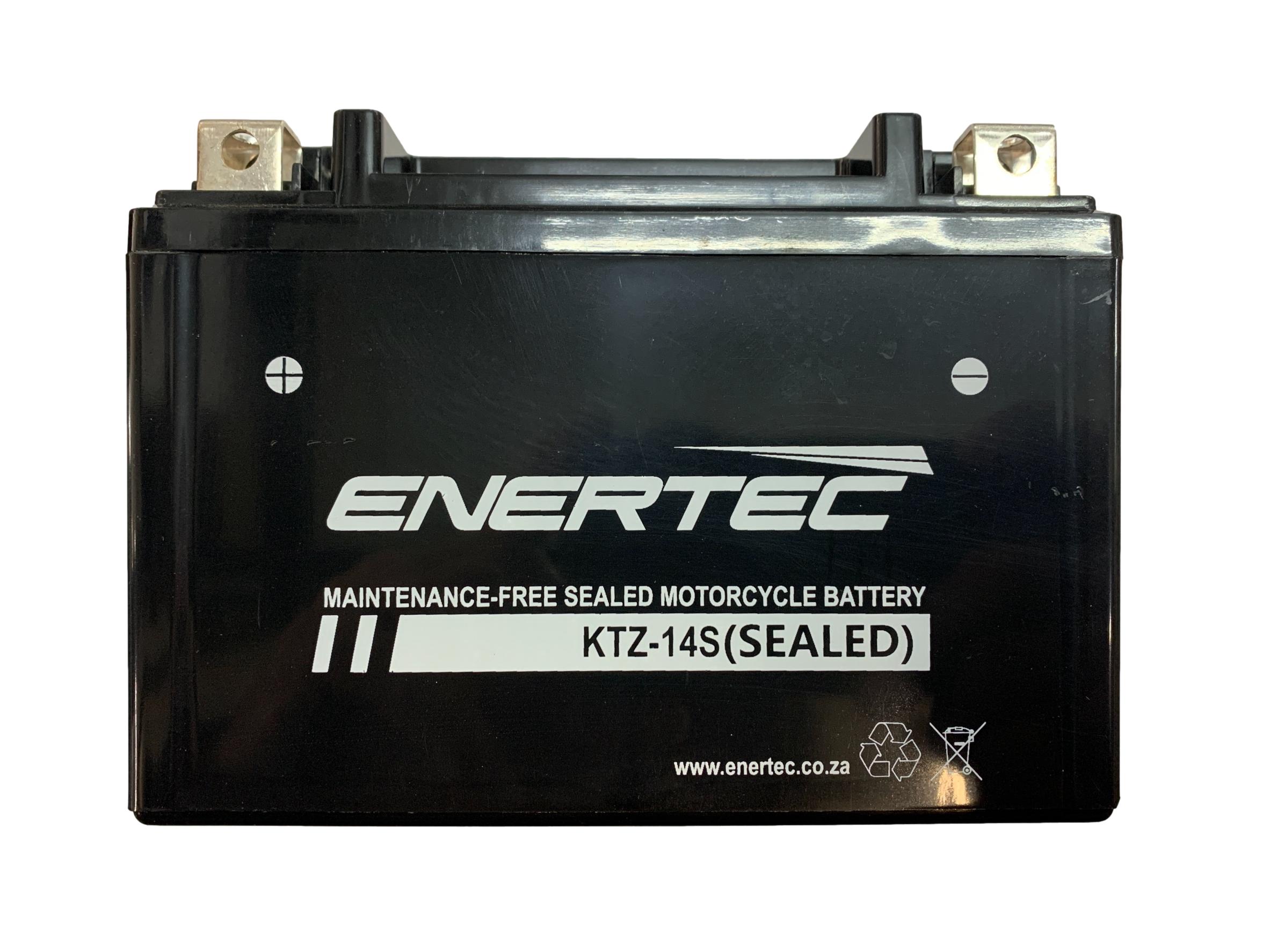 MC Auto: Enertec Battery KTZ-14S -Motorcycle Battery