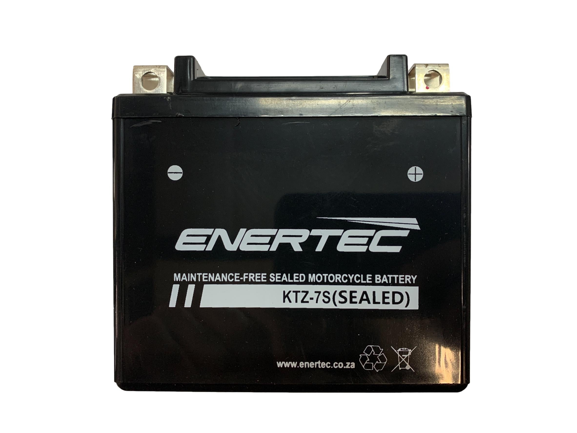 MC Auto: Enertec Battery KTZ-7S -Motorcycle Battery