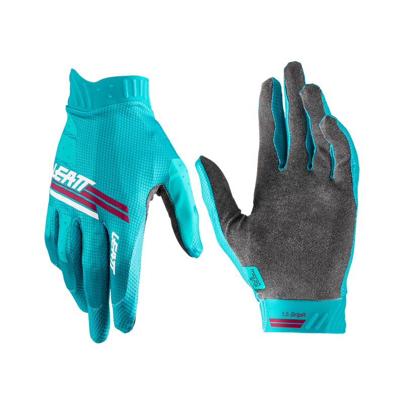 MC Auto: Leatt Moto 1.5 GripR Aqua Gloves